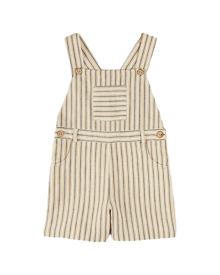 Holland Striped Pocket Front Dungaree by Pepa London