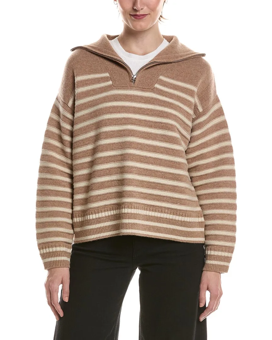 Raven Wool & Cashmere-Blend 1/2-Zip Pullover by rag & bone