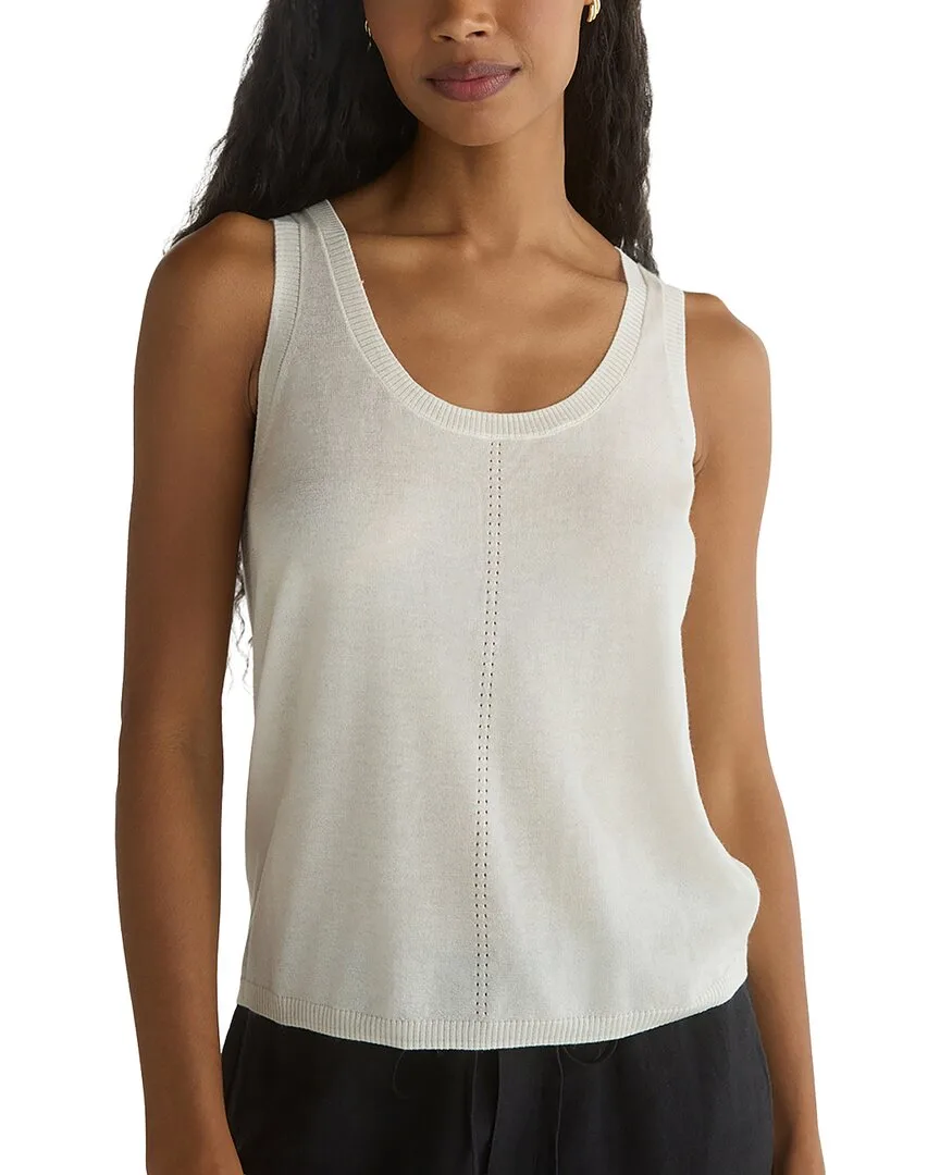Scoop Neck Knit Cashmere-Blend Top by Bella Dahl