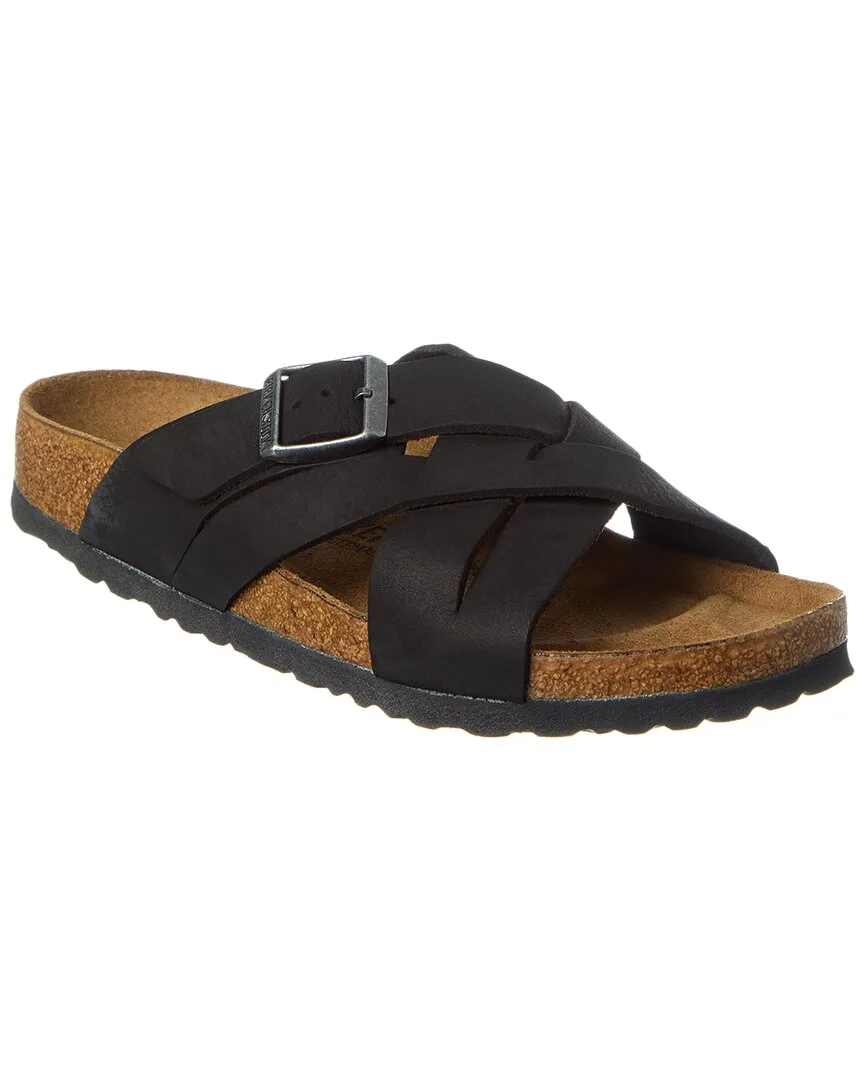 Lugano Leather Sandal by Birkenstock