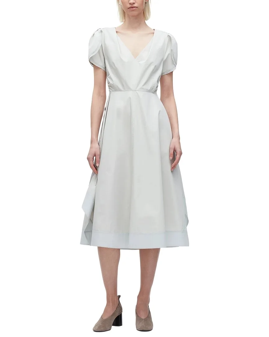 Soft Tulip Sleeve V-Neck Dress by 3.1 Phillip Lim