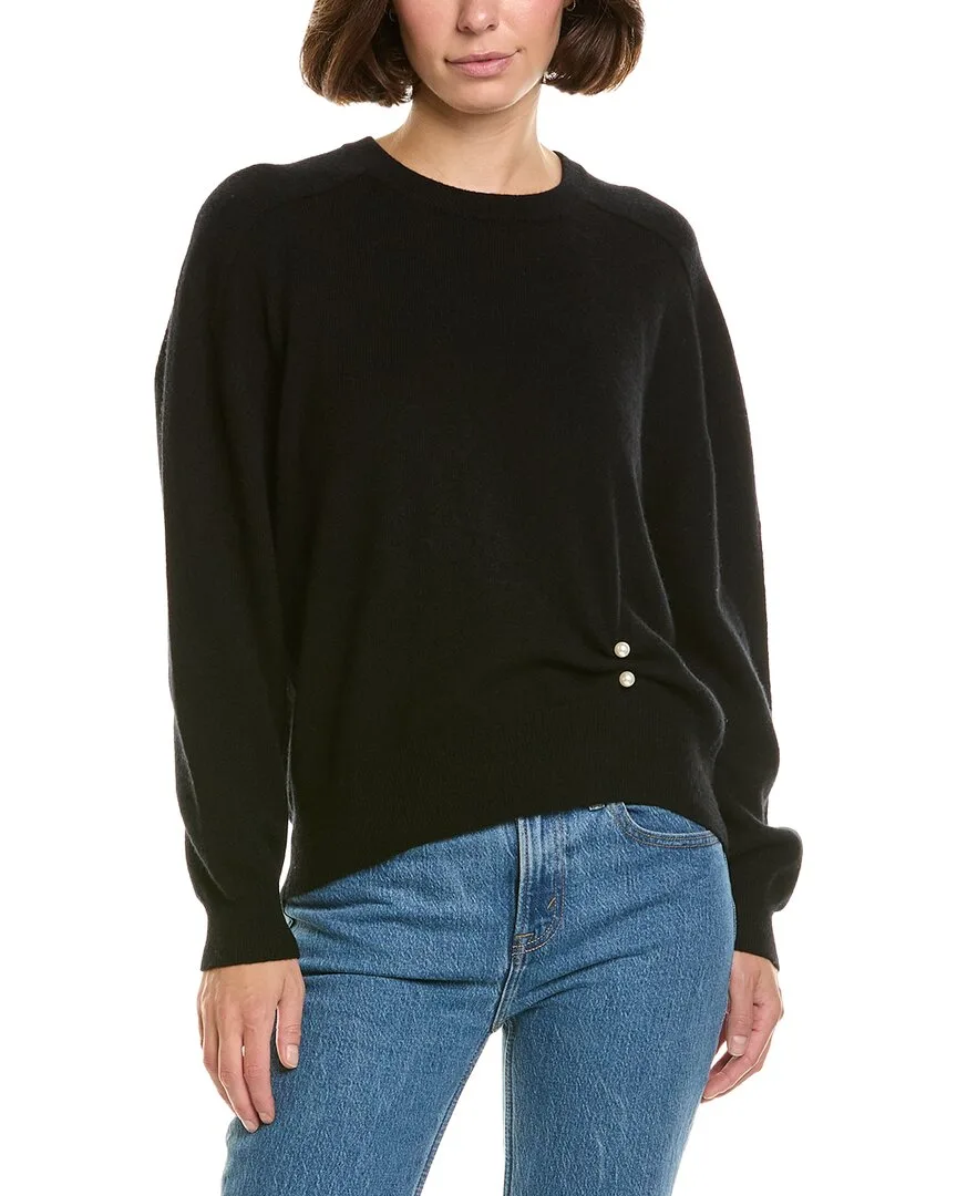 Crewneck Oversized 100% Cashmere Pullover by Incashmere