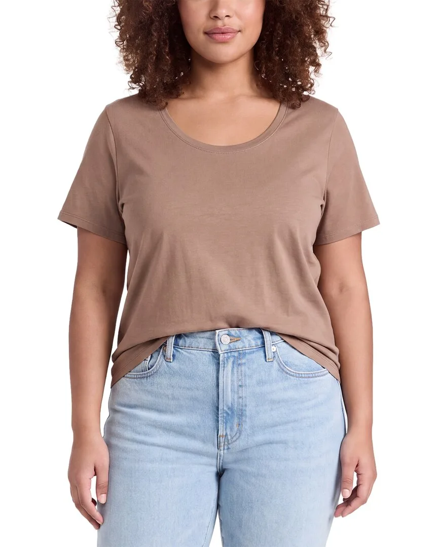 Round Neck T-Shirt by Eileen Fisher