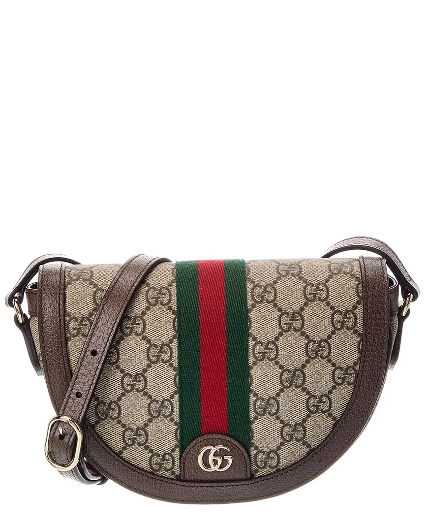 Ophidia Small Canvas & Leather Shoulder Bag by Gucci