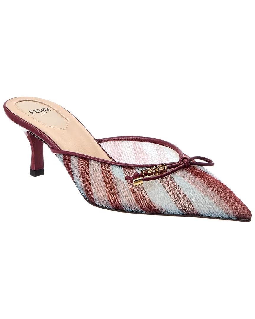 Colibri Lite Mesh & Leather Mule by FENDI