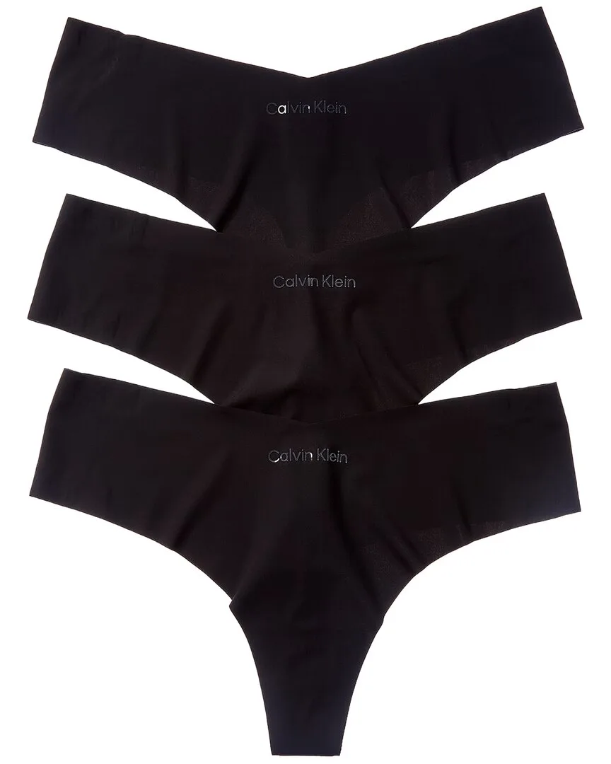 3Pk Perfectly Fit Thong by Calvin Klein