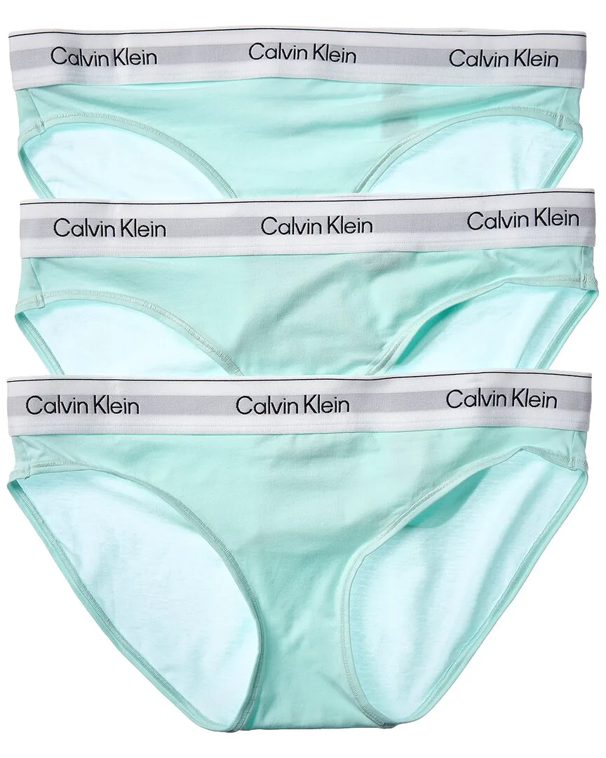 3Pk Icon Bikini by Calvin Klein