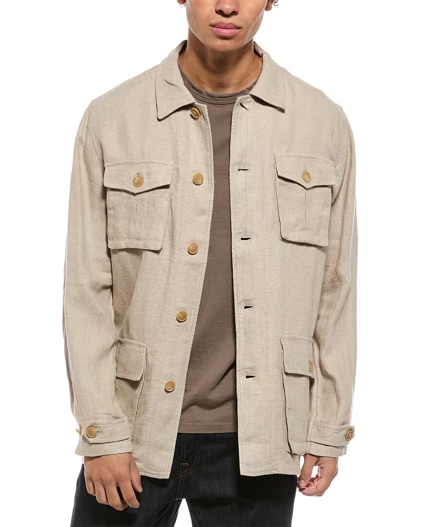 Aston Linen Shirt by J.McLaughlin