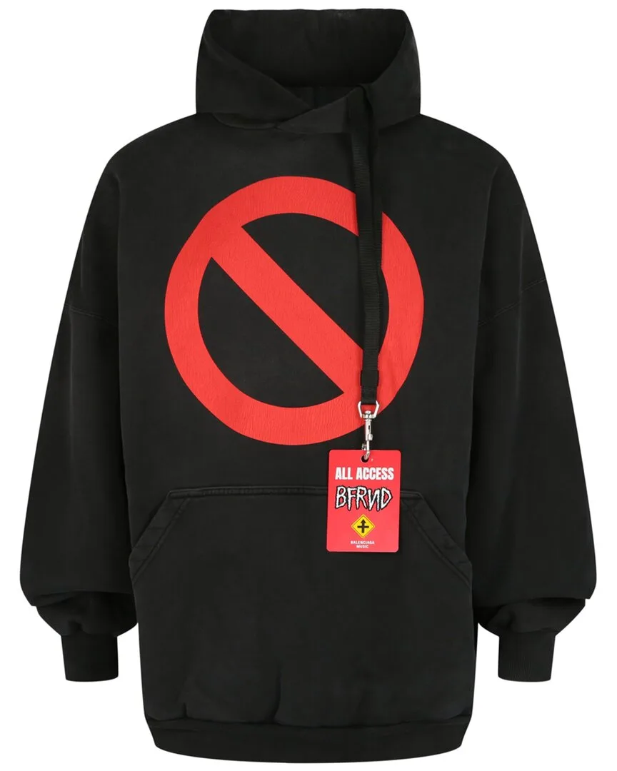 Music x Bfrnd Series Inside-Out Hoodie by Balenciaga