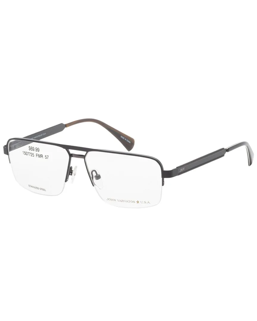 Vjvc005570bla 57Mm Optical Frames by John Varvatos