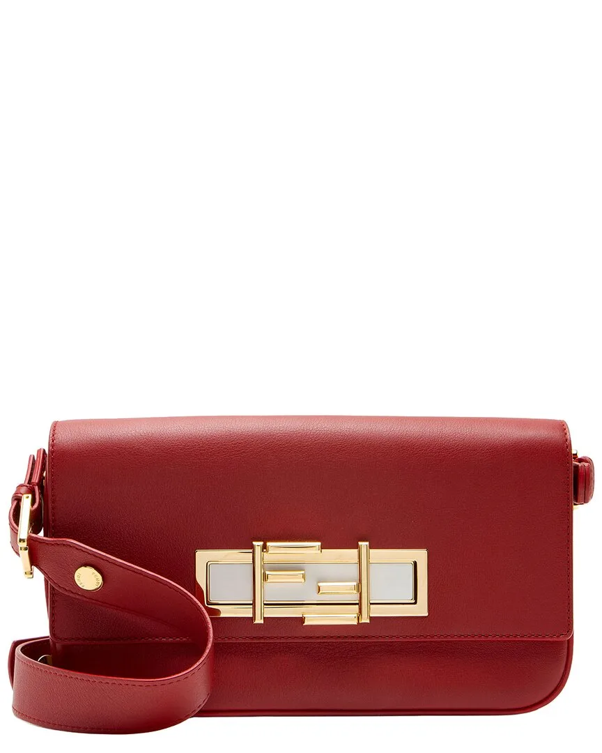 Calfskin & Enamel 3Baguette Shoulder Bag (authentic Pre-Loved) by FENDI