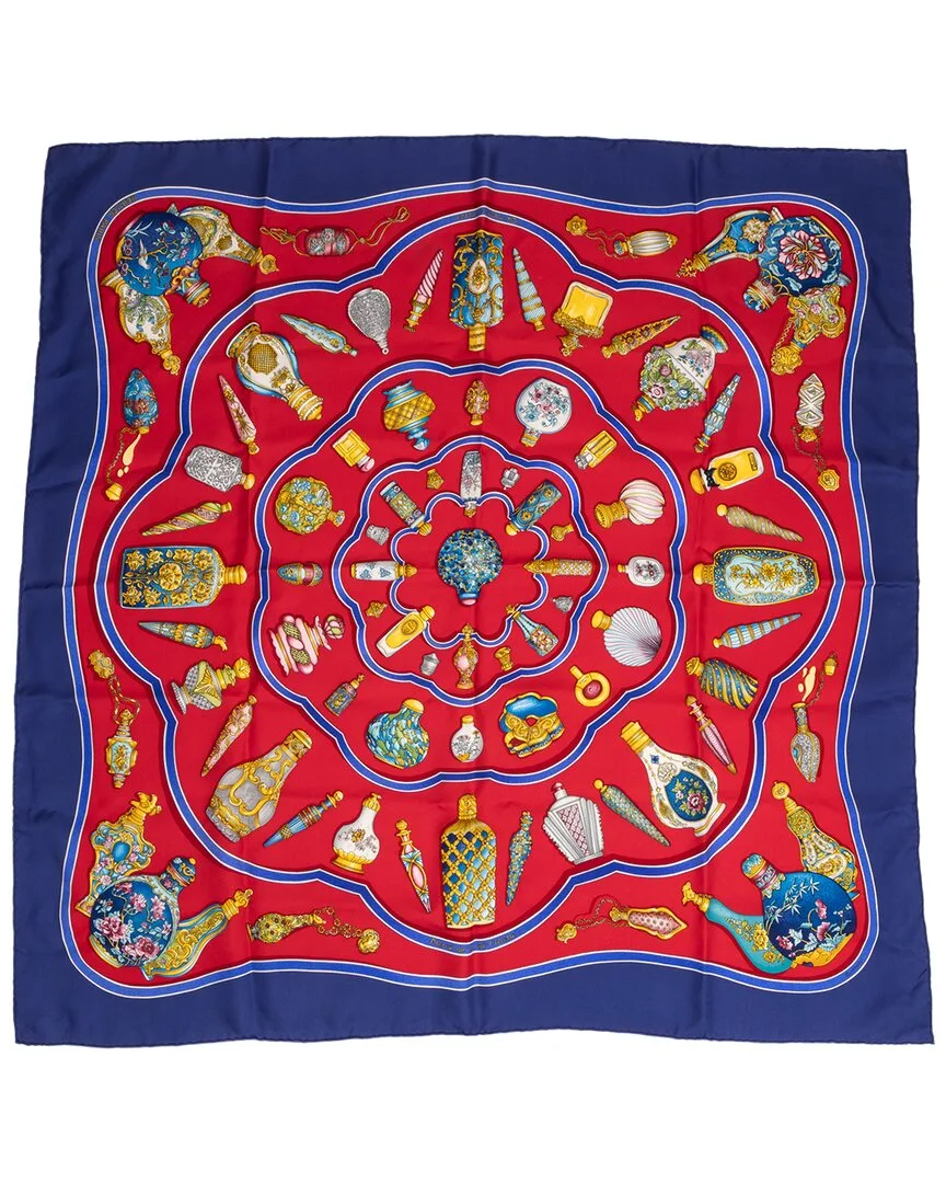 Quimporte Le Flacon by Catherine Baschet Scarf (authentic Pre-Loved) by Herms