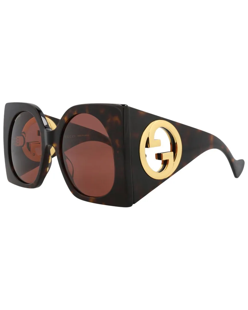 Gg1254s 55Mm Sunglasses by Gucci