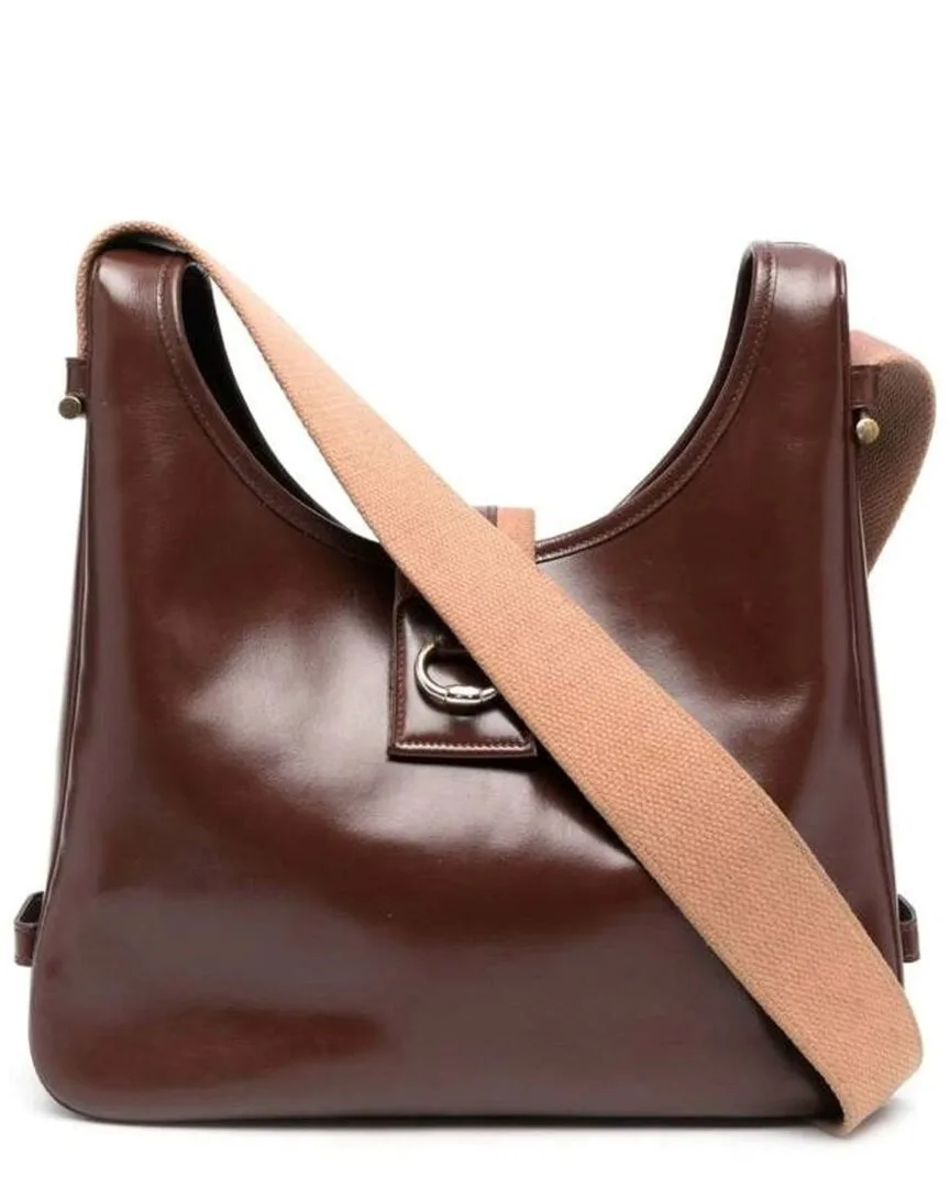 Brown Leather 1980S Bag (authentic Pre-Loved) by Herms