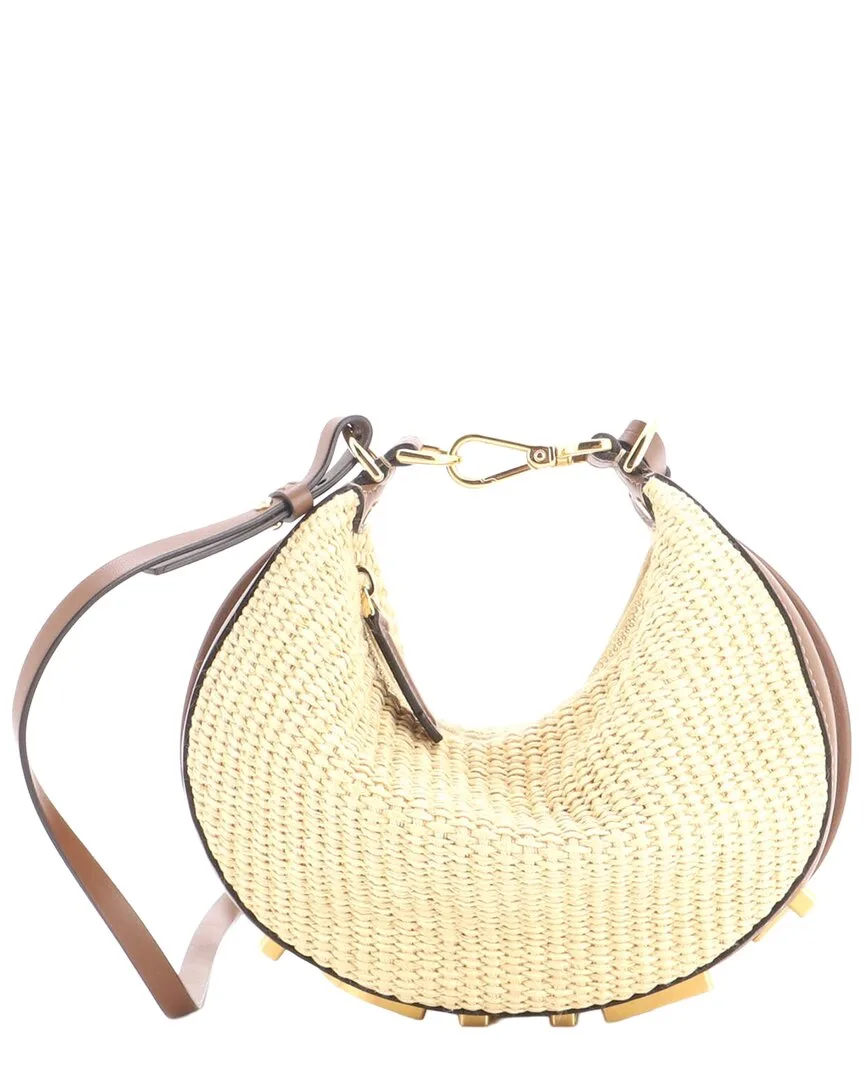 Raffia Fendigraphy Bag Mini (authentic Pre-Loved) by FENDI