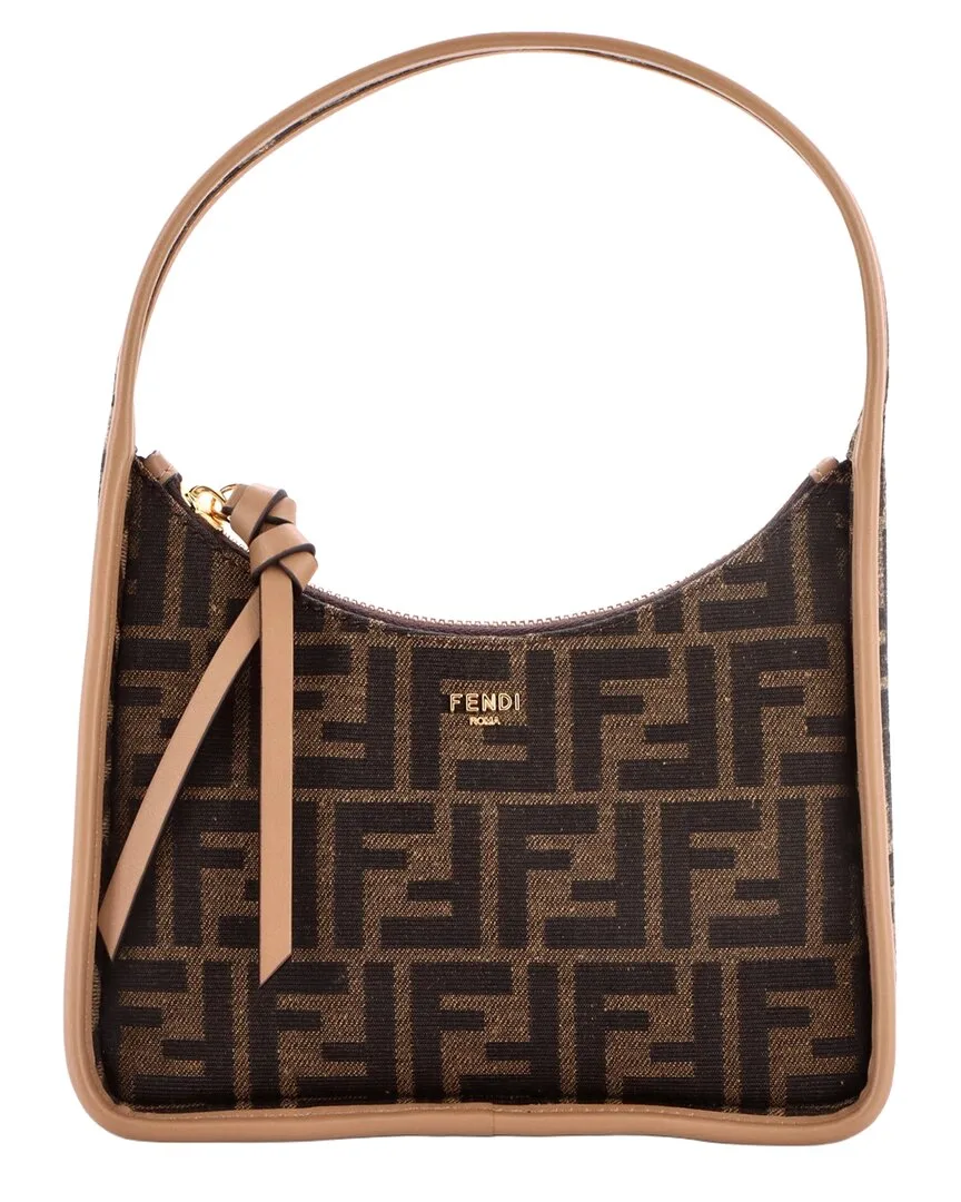 Zucca Canvas Fendessence Hobo Mini (authentic Pre-Loved) by FENDI