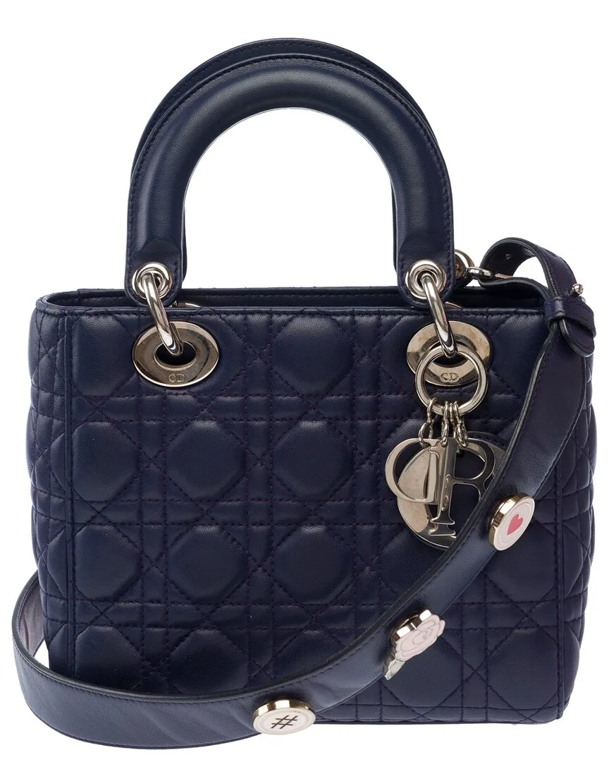Canvas Lady Shoulder Bag (authentic Pre-Loved) by Dior