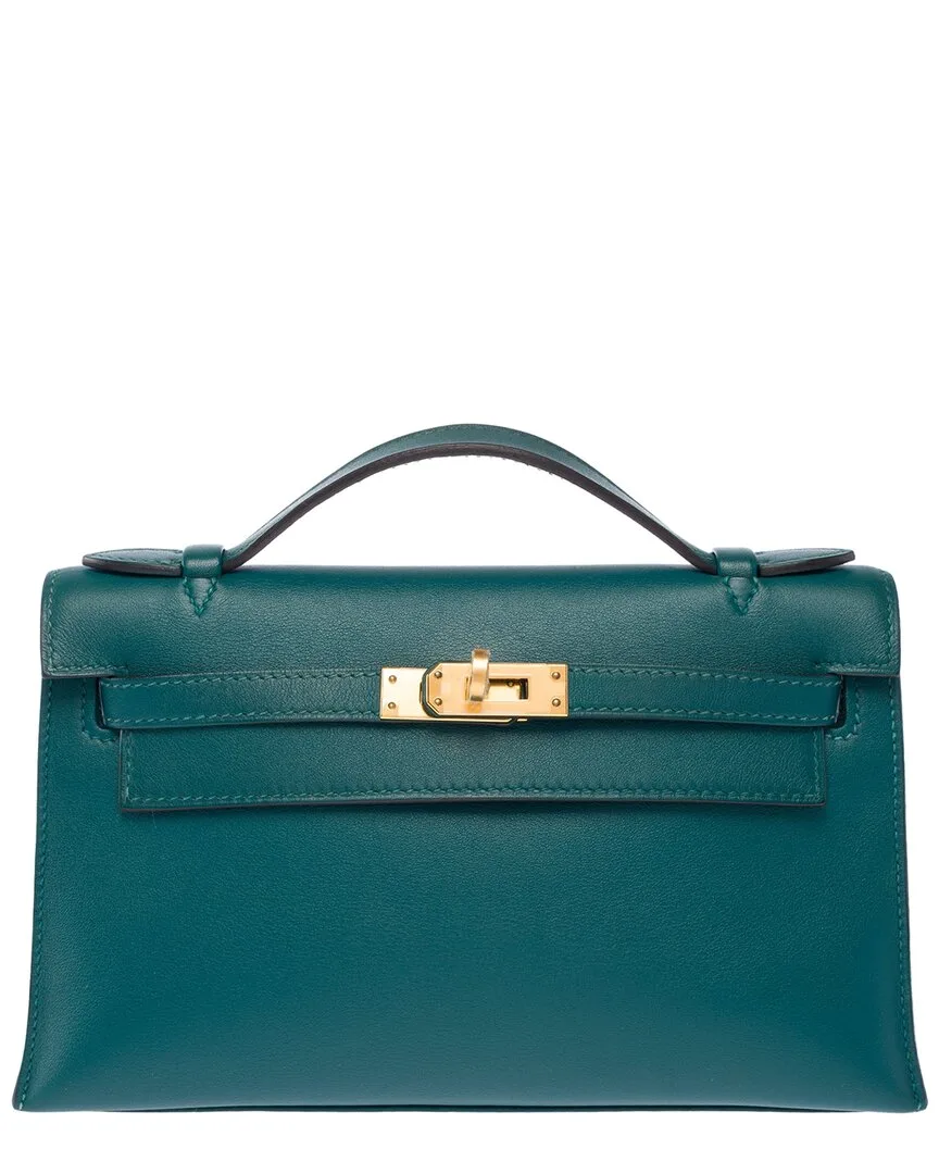 Calfskin Leather Kelly Mini (authentic Pre-Loved) by Herms
