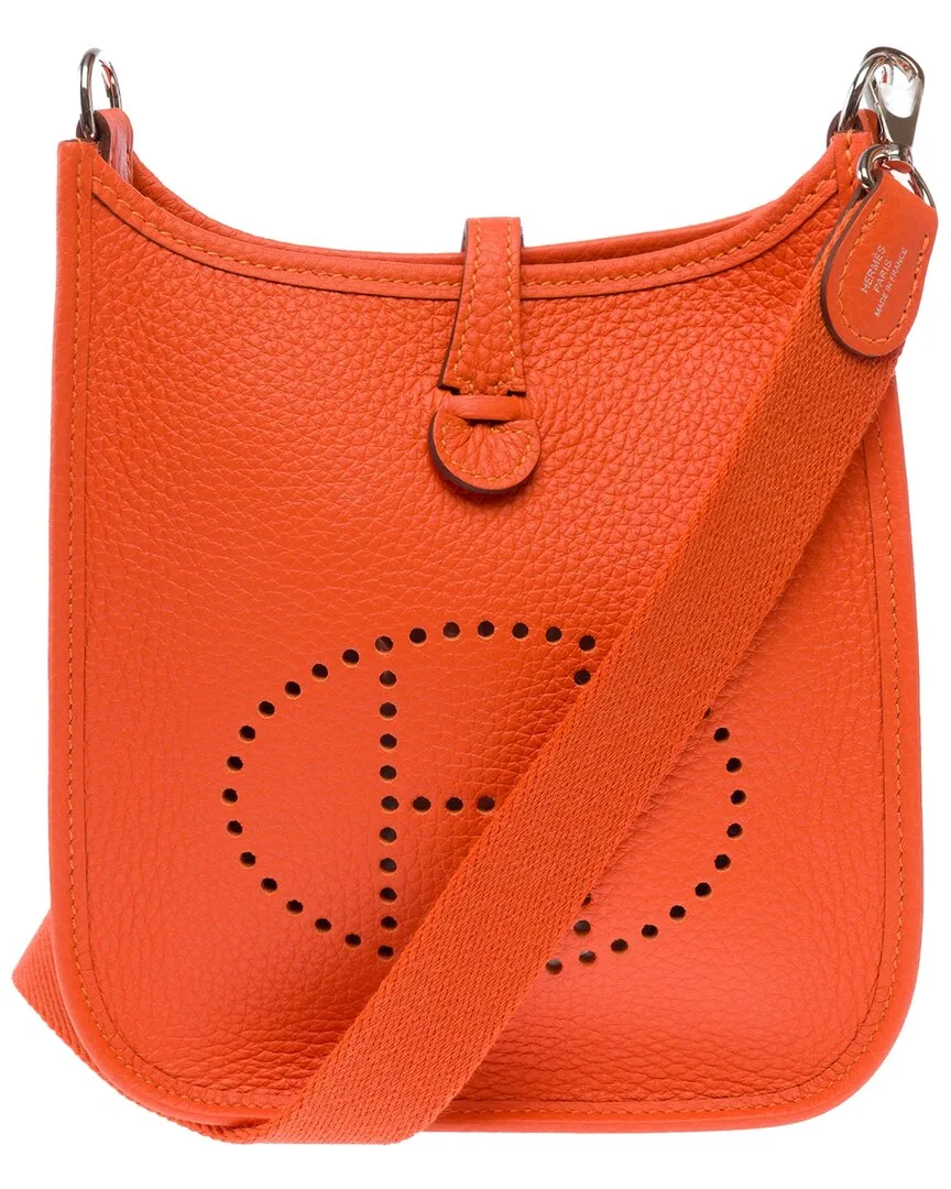 Taurillon Leather Mini Evelyne Shoulder Bag (authentic Pre-Loved) by Herms