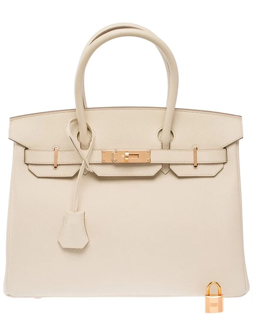 Epsom Leather Birkin 30 (authentic Pre-Loved) by Herms