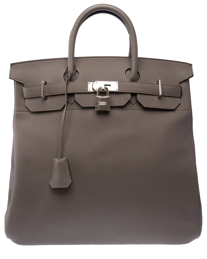 Grey Togo Leather Haut a Courroies (authentic Pre-Loved) by Herms