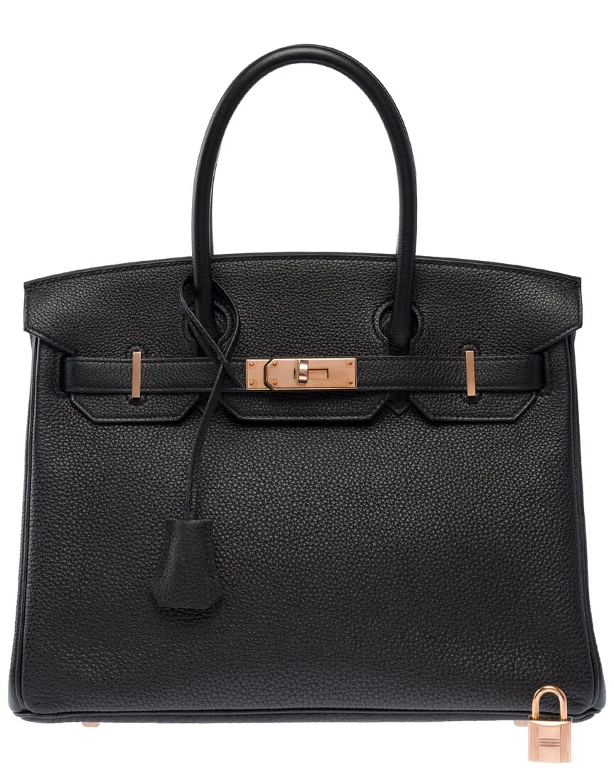 Black Togo Leather Birkin 30 (authentic Pre-Loved) by Herms