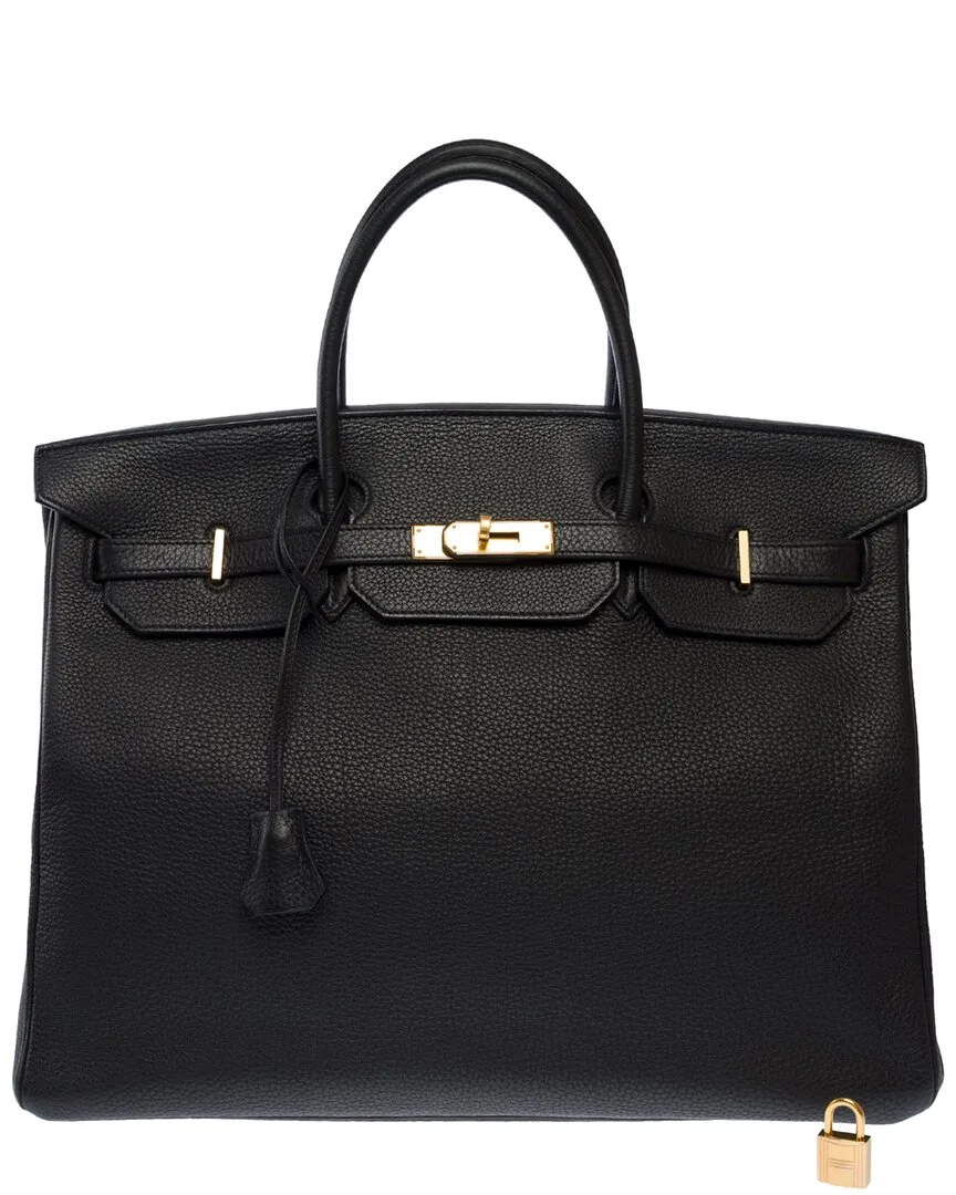 Black Togo Leather Birkin 40 (authentic Pre-Loved) by Herms