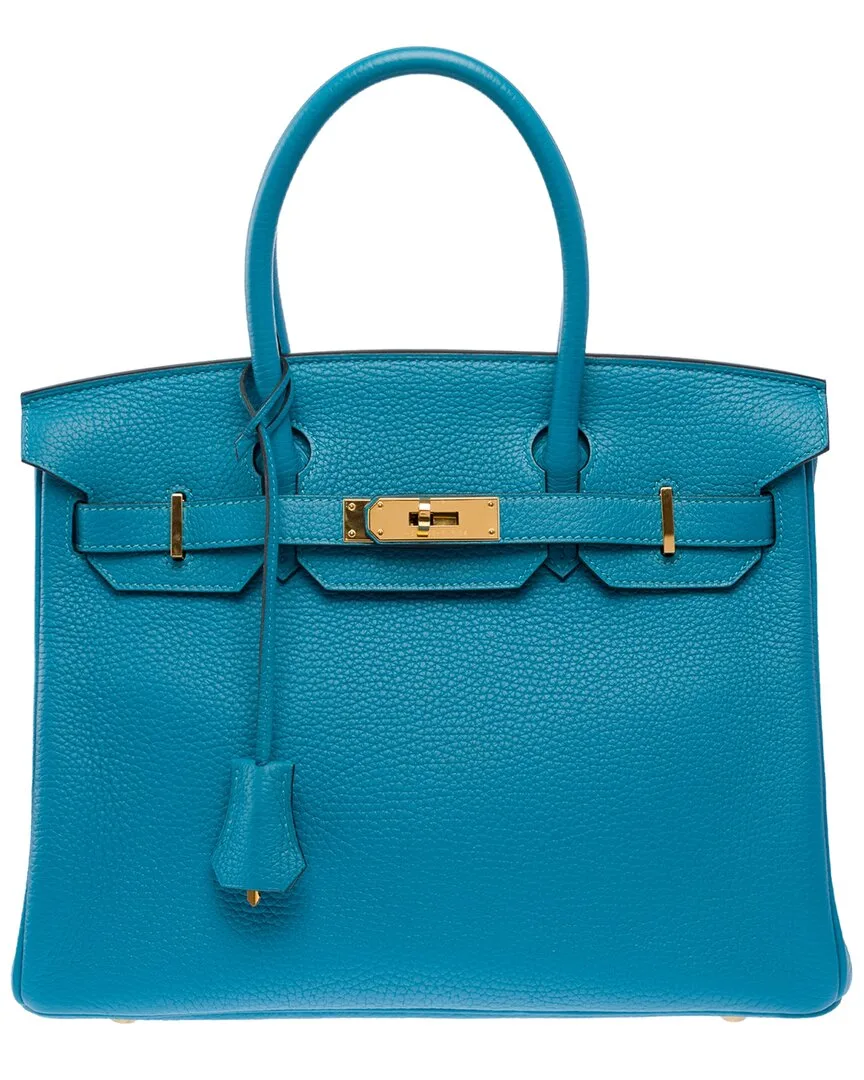 Blue Togo Leather Birkin 30 (authentic Pre-Loved) by Herms