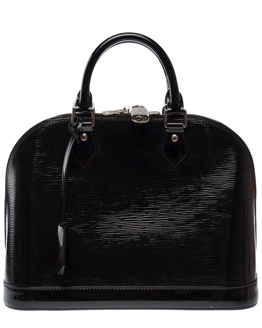 Black Patent Leather Alma (authentic Pre-Loved) by Louis Vuitton