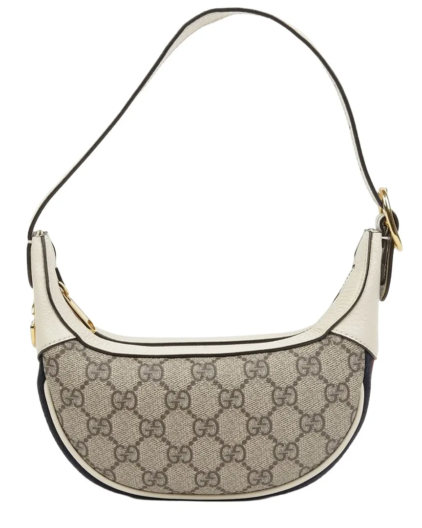 Brown Coated Canvas Ophidia Gg Mini Bag (authentic Pre-Loved) by Gucci