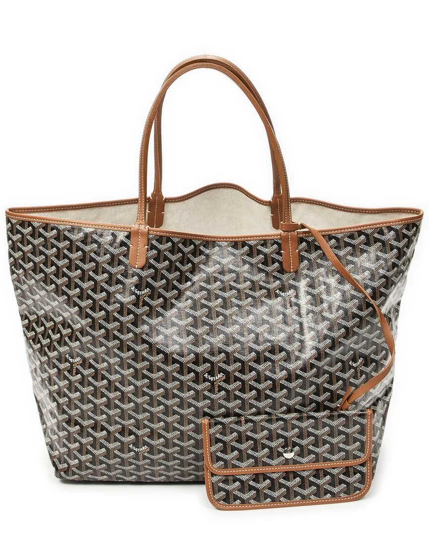 Brown Goyardine Coated Canvas Saint Louis (authentic Pre-Loved) by Goyard