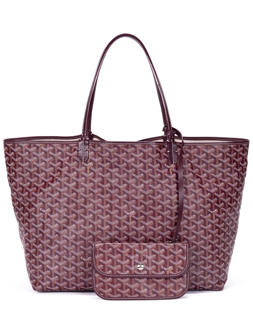 Burgundy Goyardine Coated Canvas Saint Louis (authentic Pre-Loved) by Goyard