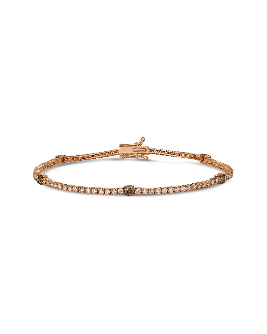 14K Rose Gold 1.47 ct. tw. Diamond Bracelet by Le Vian