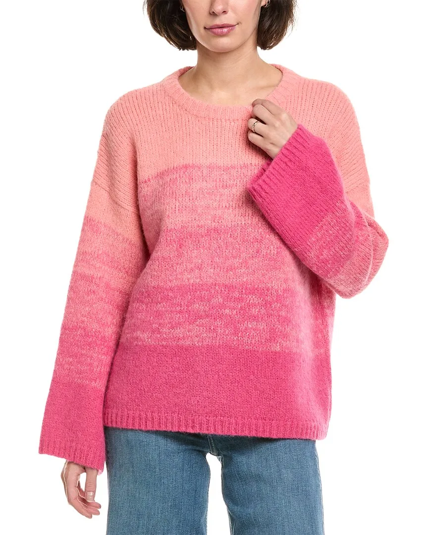 Aretha Alpaca & Wool-Blend Tonal Sweater by AMO