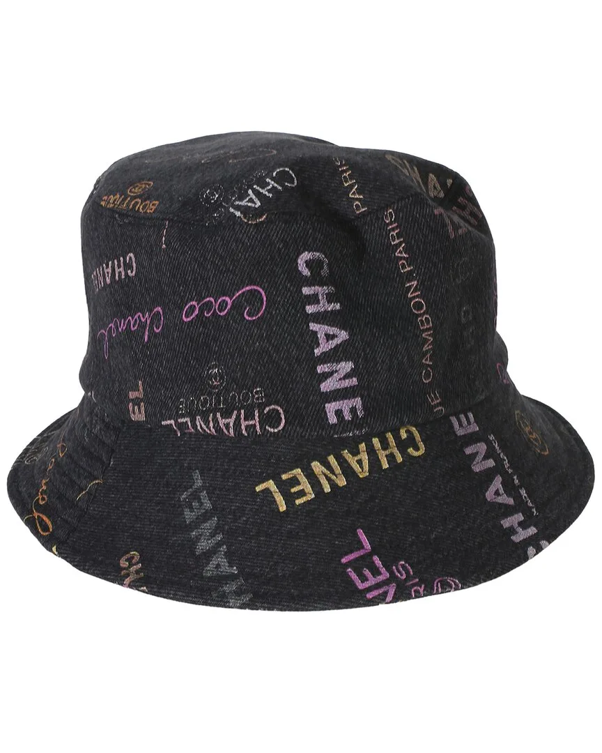 Denim Mood Cloche Bucket Hat (authentic Pre-Loved) by CHANEL