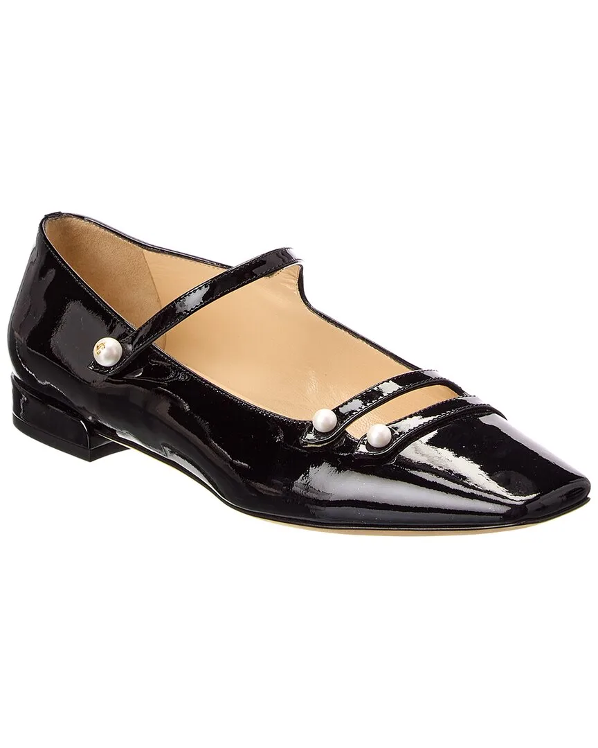 Anya Patent Ballerina Flat by Jimmy Choo