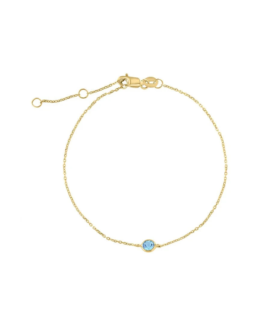 14K 0.32 ct. tw. Blue Topaz Bracelet by Effy Fine Jewelry