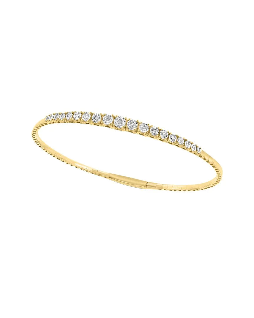 Gold Over Silver 0.49 ct. tw. Diamond Bracelet by Effy Fine Jewelry