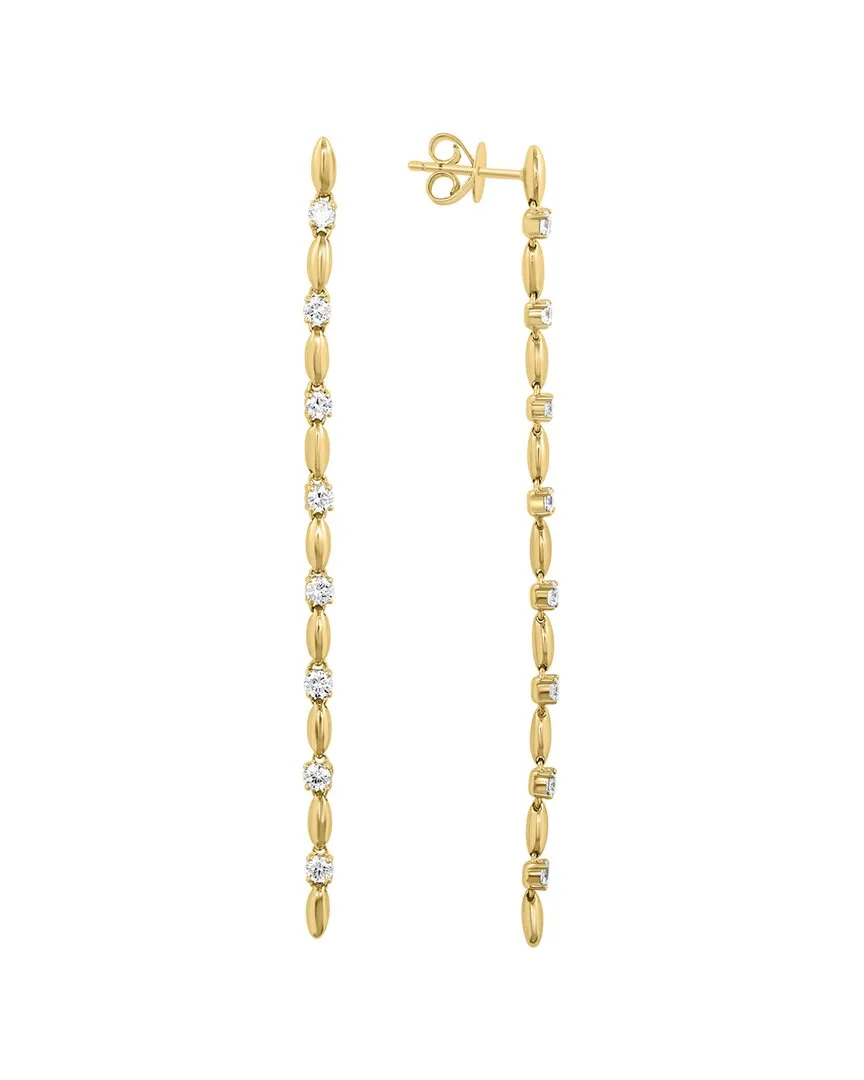 14K 0.95 ct. tw. Lab-Grown Diamond Earrings