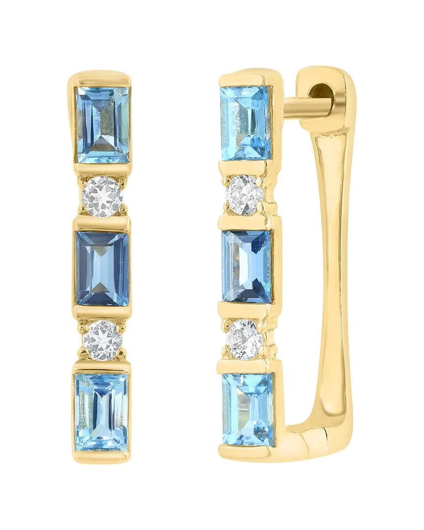 14K 0.70 ct. tw. Gemstone Earrings by Effy Fine Jewelry