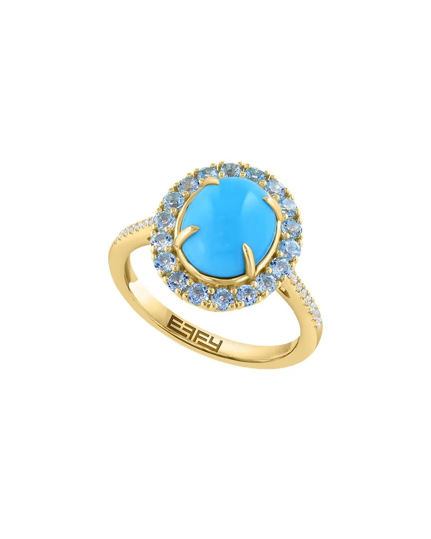 14K 3.47 ct. tw. Diamond & Gemstone Ring by Effy Fine Jewelry
