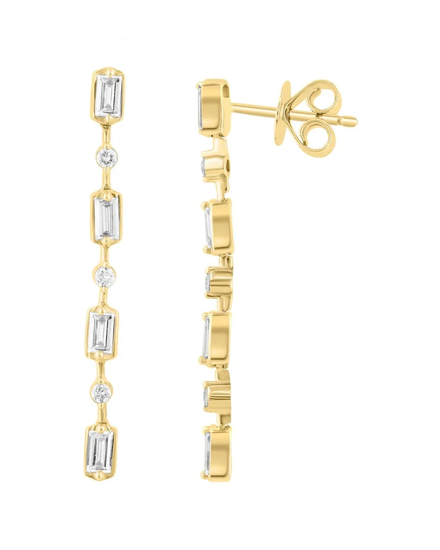 14K 0.69 ct. tw. Lab-Grown Diamond Earrings