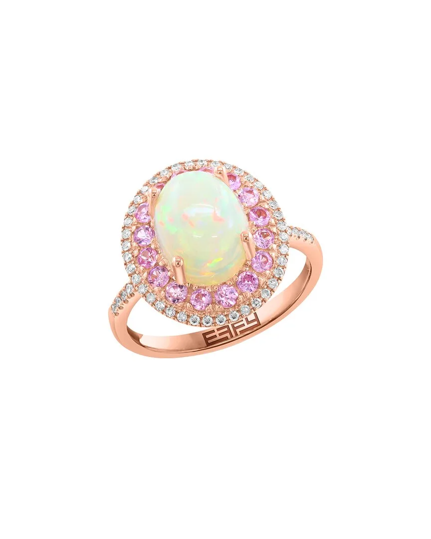 14K Rose Gold 2.80 ct. tw. Diamond & Gemstone Ring by Effy Fine Jewelry