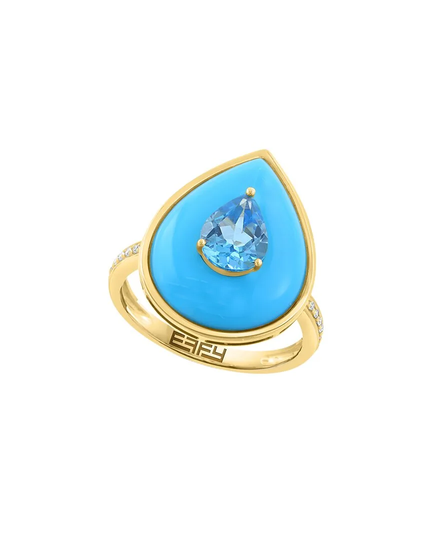 14K 5.68 ct. tw. Diamond & Gemstone Ring by Effy Fine Jewelry