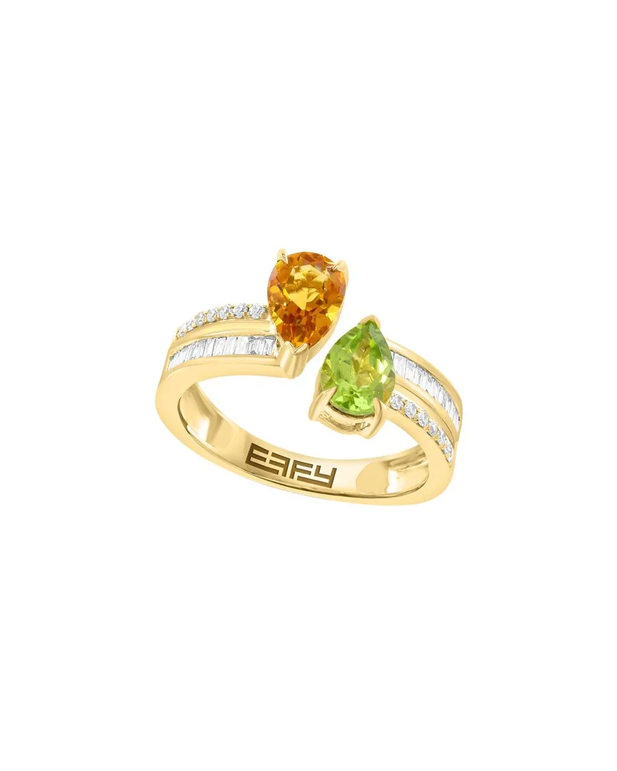 14K 1.57 ct. tw. Diamond & Gemstone Ring by Effy Fine Jewelry