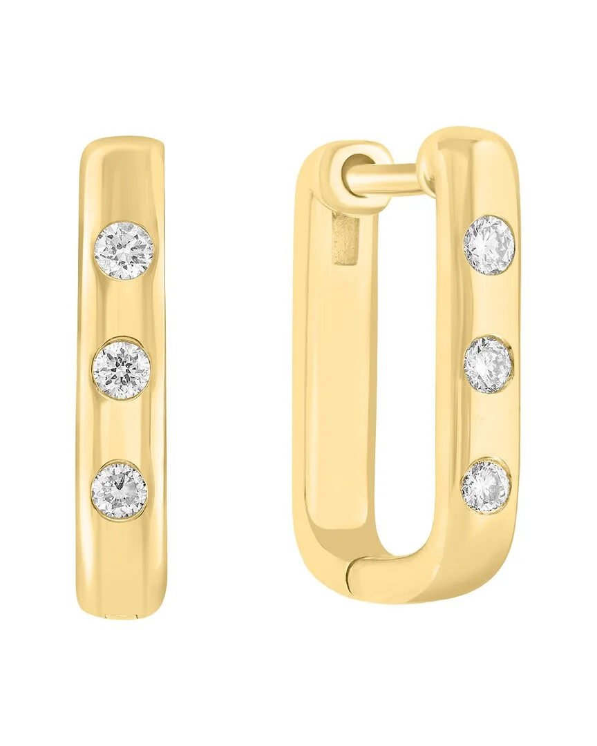 14K 0.12 ct. tw. Lab-Grown Diamond Earrings by Effy Fine Jewelry