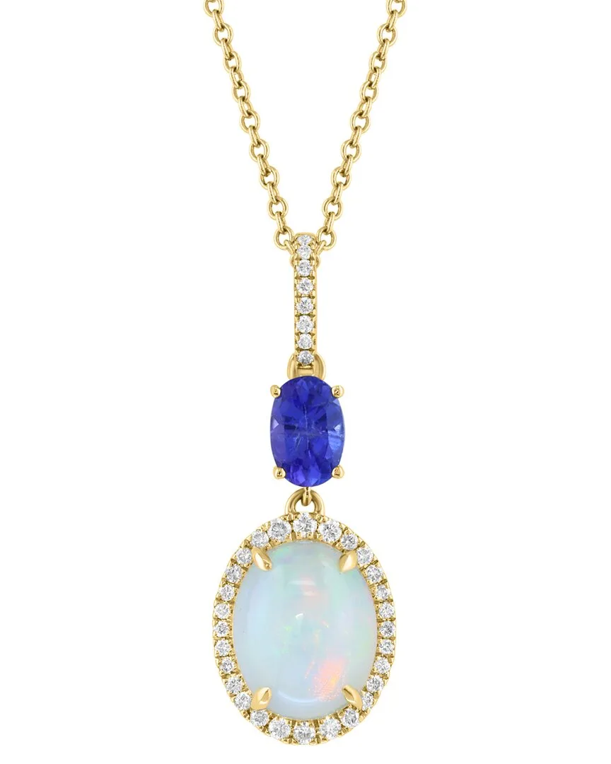 14K 2.61 ct. tw. Diamond & Gemstone Necklace by Effy Fine Jewelry