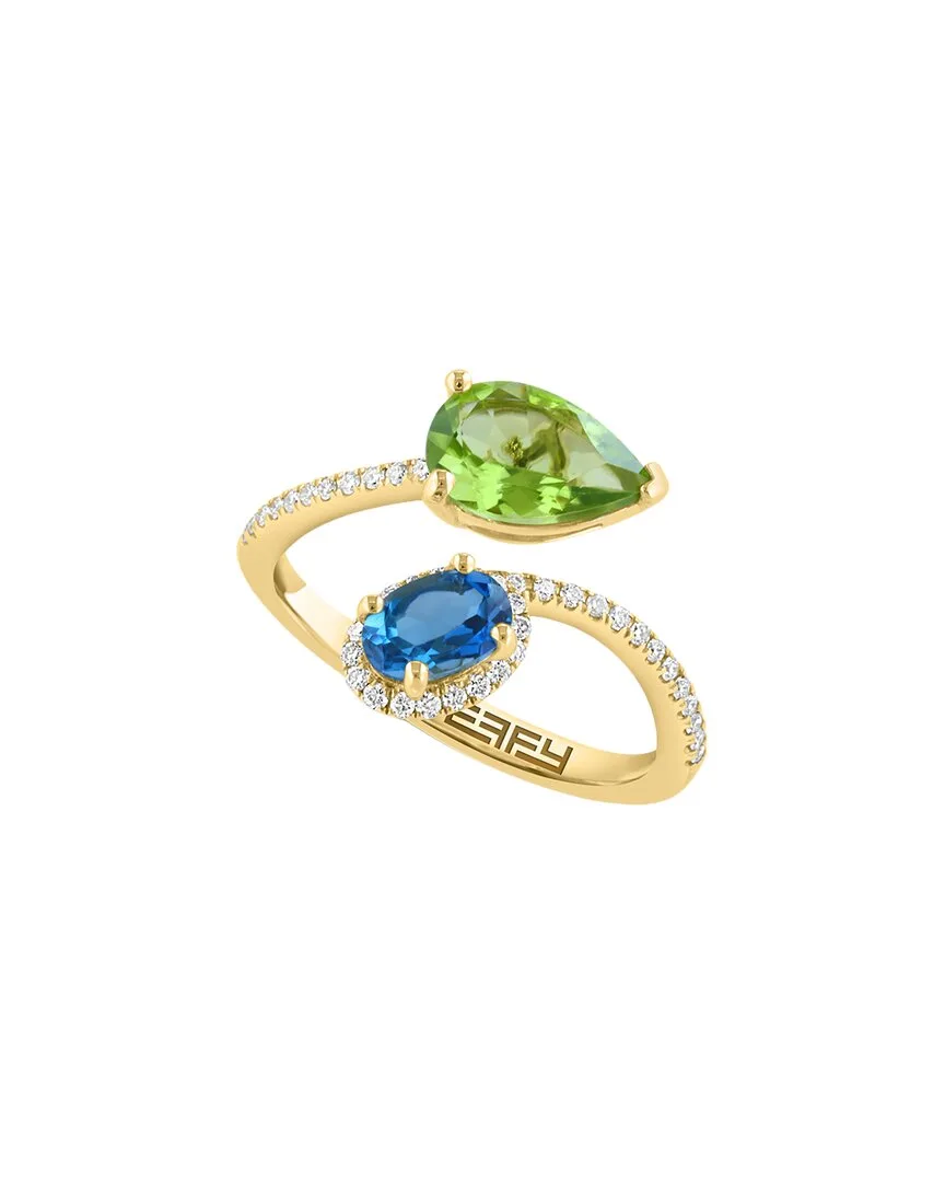 14K 1.85 ct. tw. Diamond & Gemstone Ring by Effy Fine Jewelry
