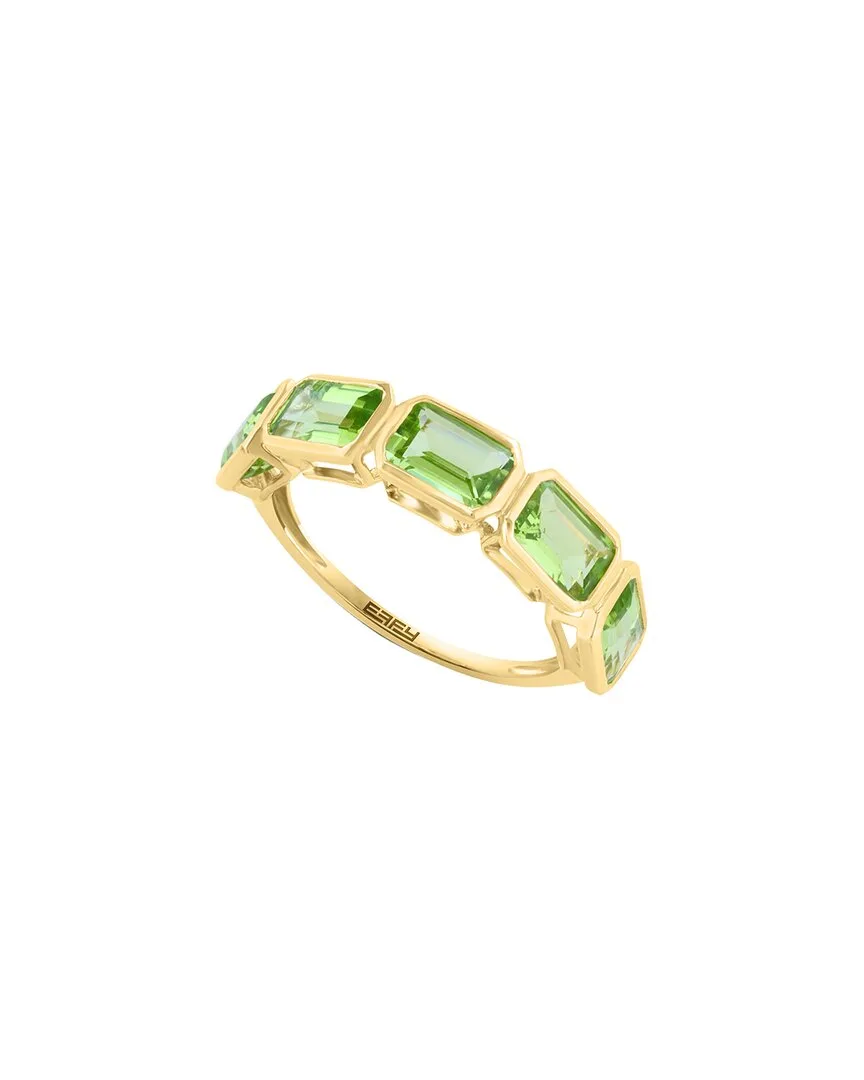 14K 3.20 ct. tw. Peridot Ring by Effy Fine Jewelry