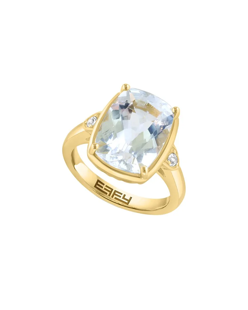 Gold Over Silver 7.50 ct. tw. White Topaz Ring by Effy Fine Jewelry